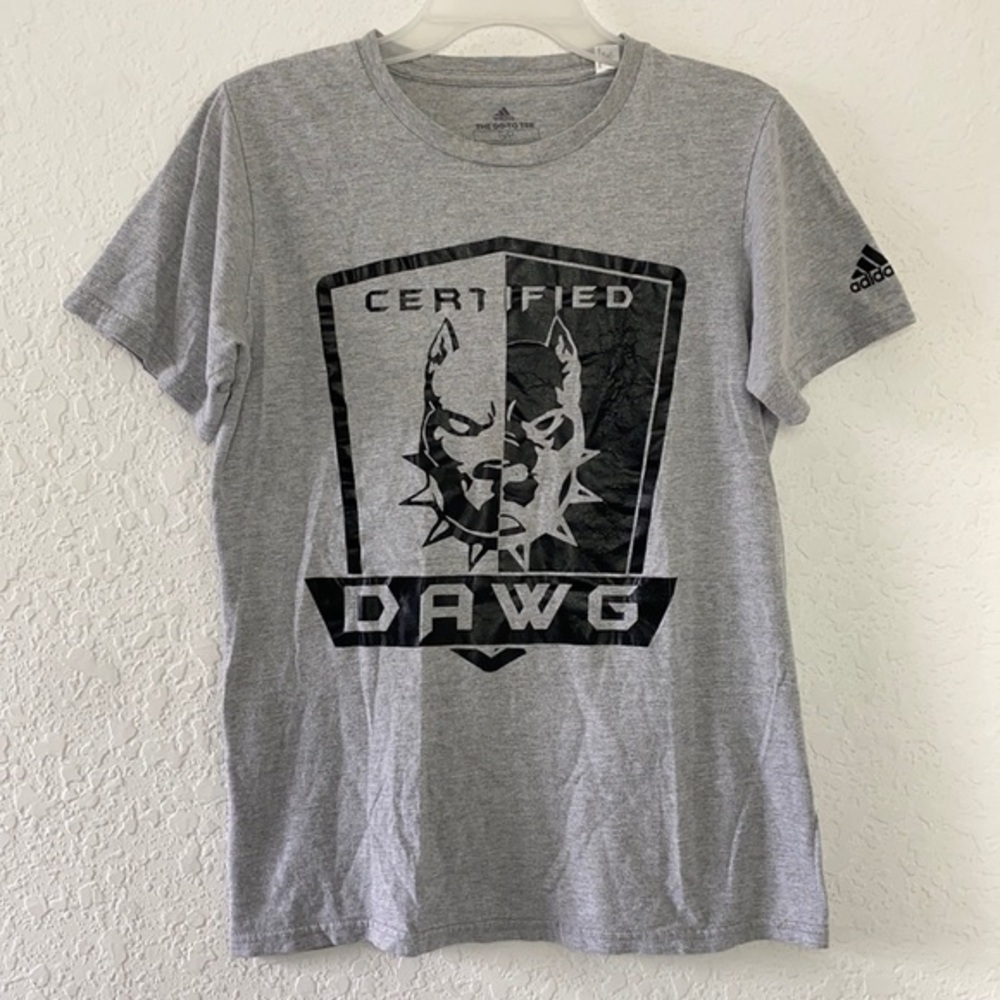 Men Adidas Certified Dawg Shirt Size S